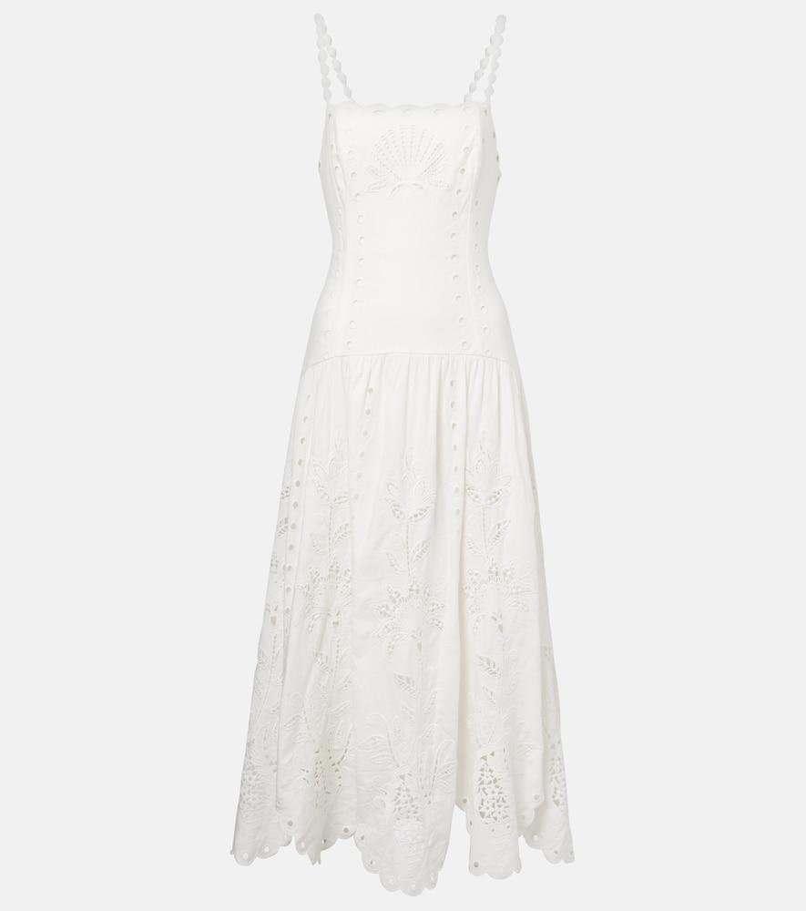 farm rio broderie anglaise linen