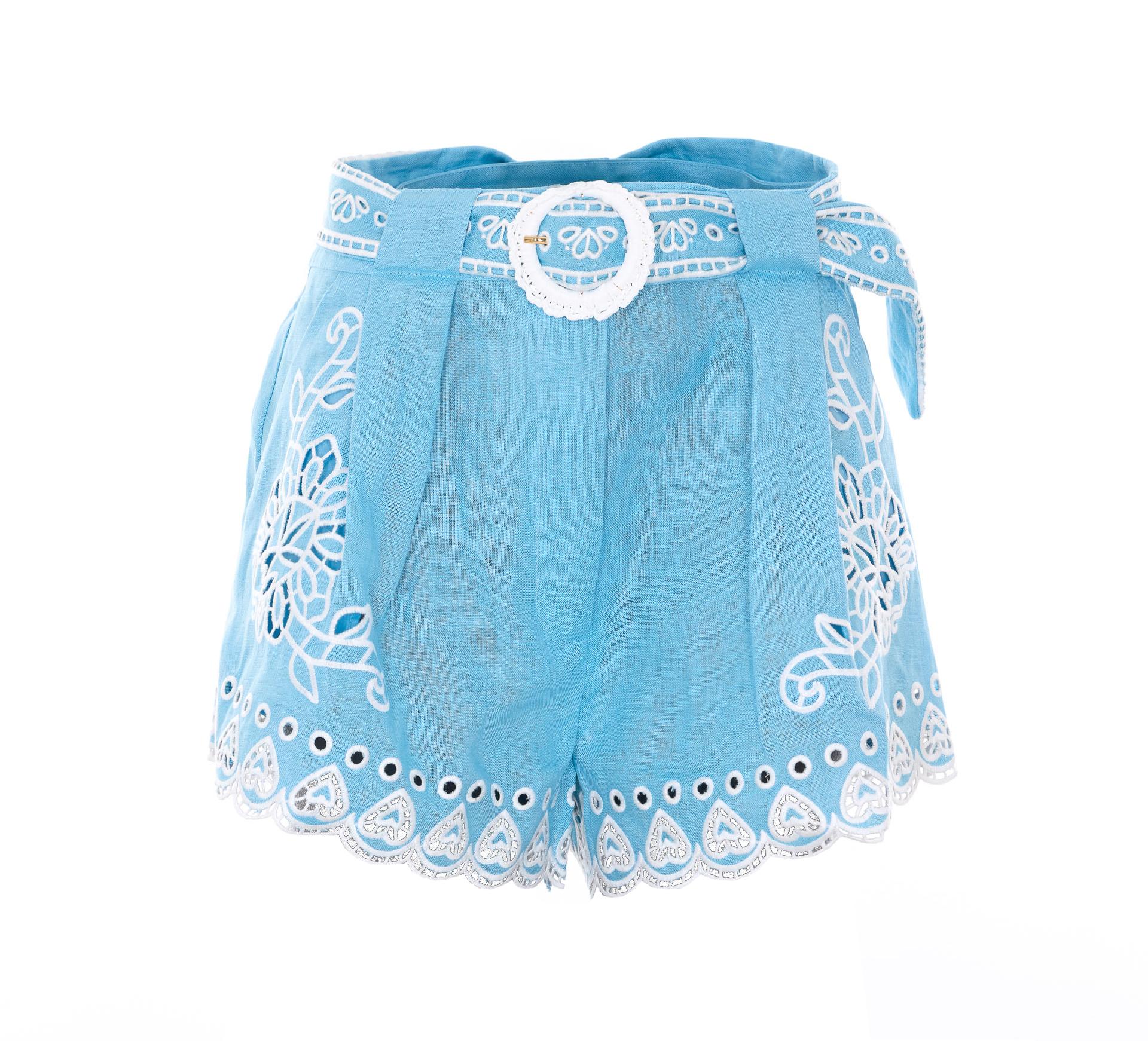farm rio dresses blue linen - women