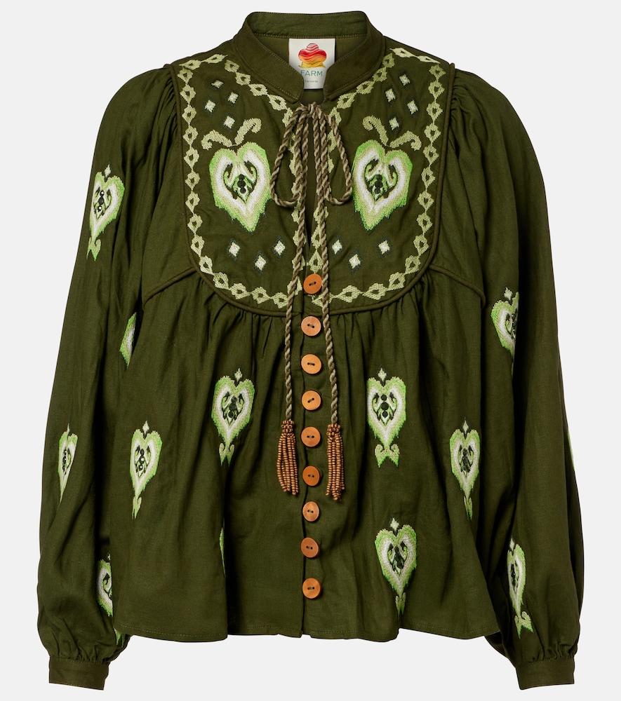 farm rio embroidered linen