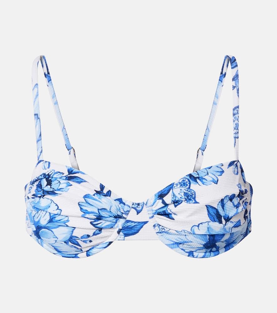 farm rio floral bikini top