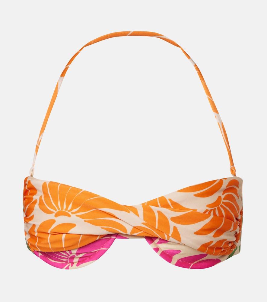 farm rio floral bikini top