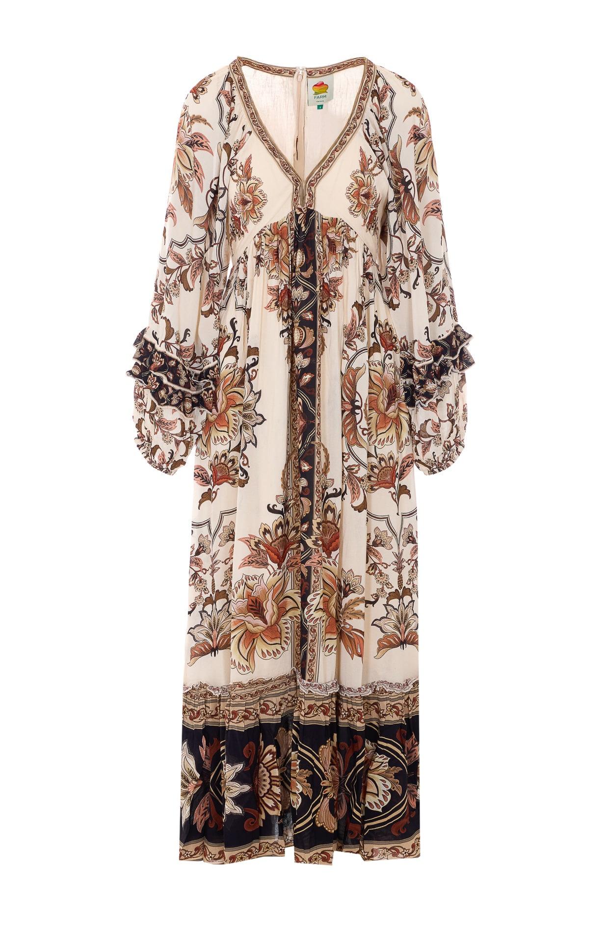 farm rio maxi majestic garden dress