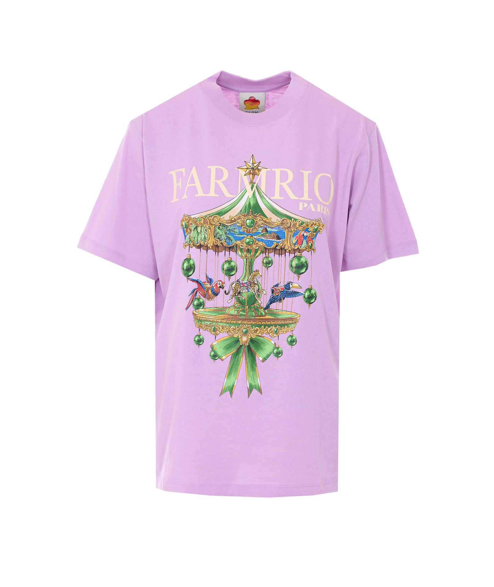 farm rio paris carousel t-shirt