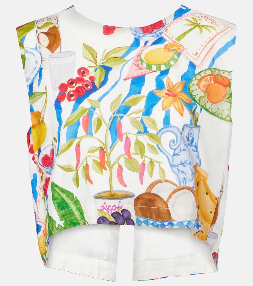 farm rio printed linen