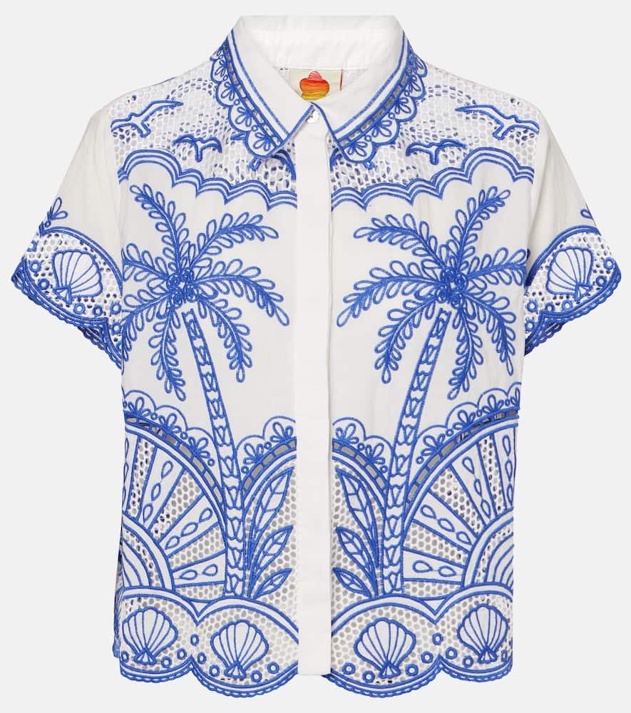 farm rio richelieu cotton shirt