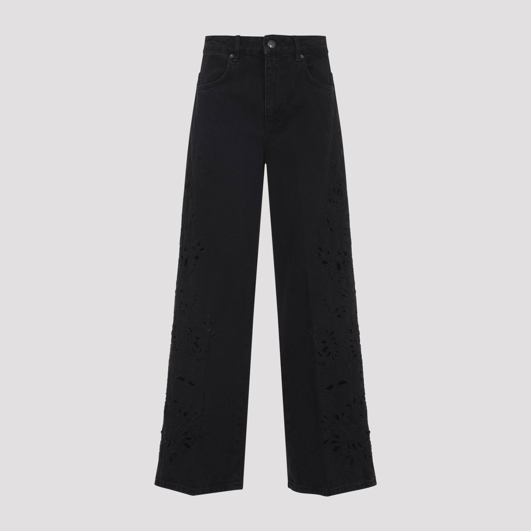 farm rio richilieu jeans black cotton - women