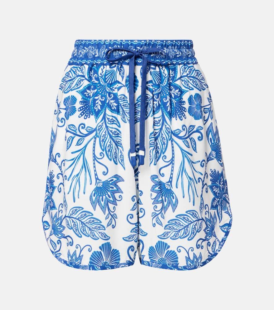 farm rio shell garden shorts