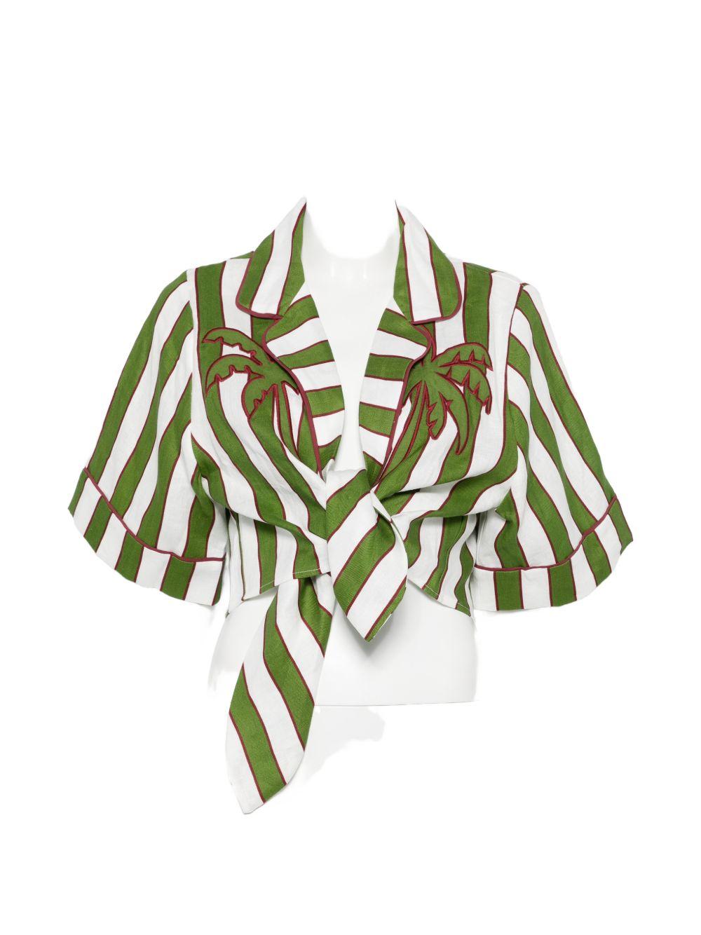 farm rio shirts green - women