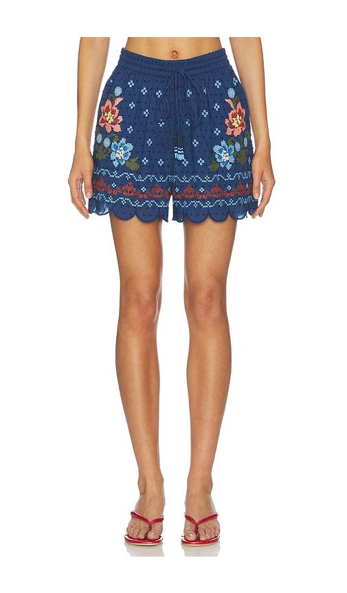 farm rio shorts in navy.