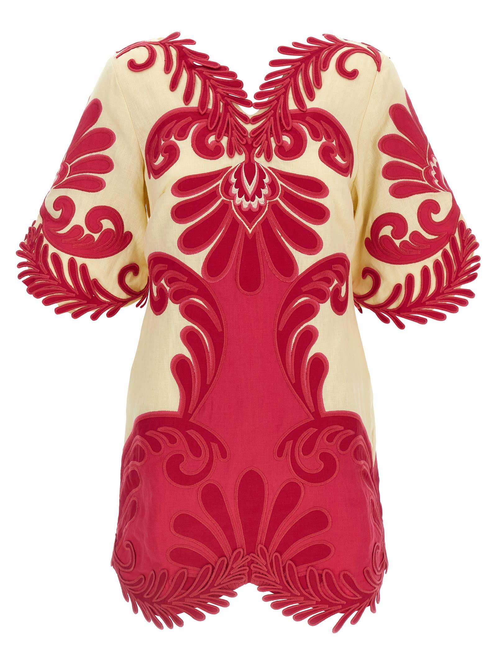 farm rio spring arabesc dress