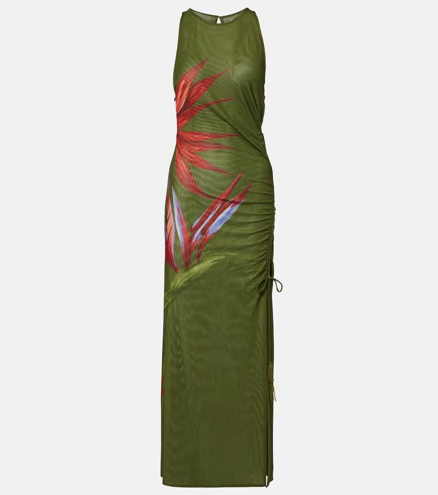 farm rio strilitzia printed midi dress