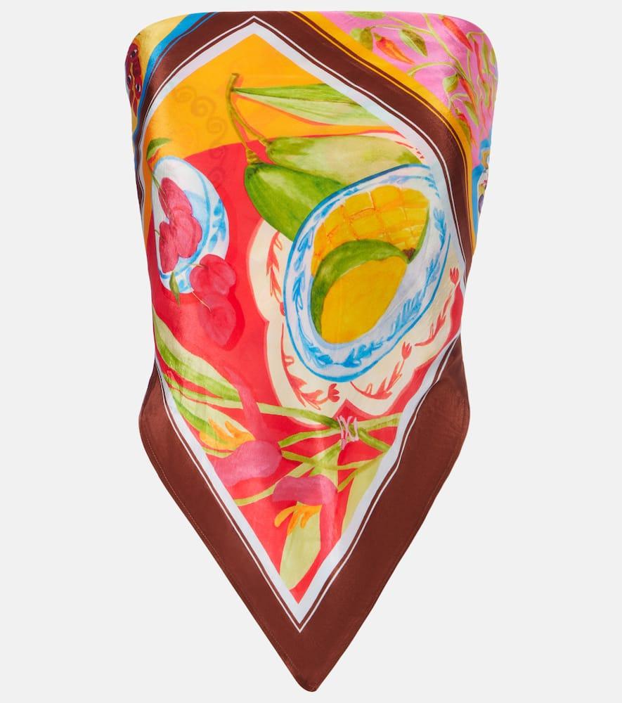 farm rio summer picnic printed top