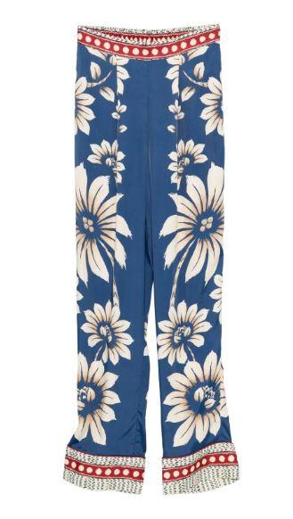 farm rio trousers luna blue - women
