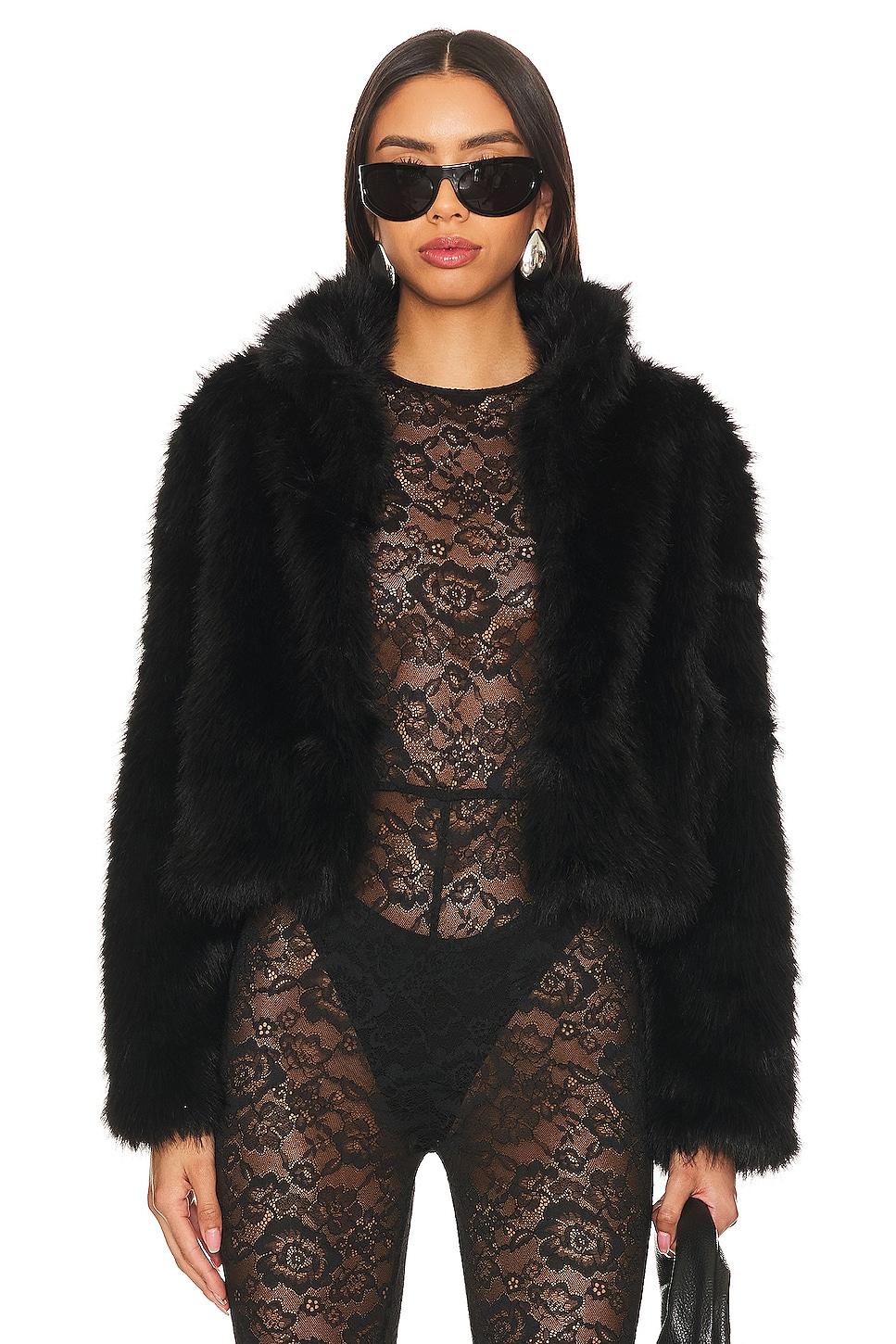 faux fox fur jacket