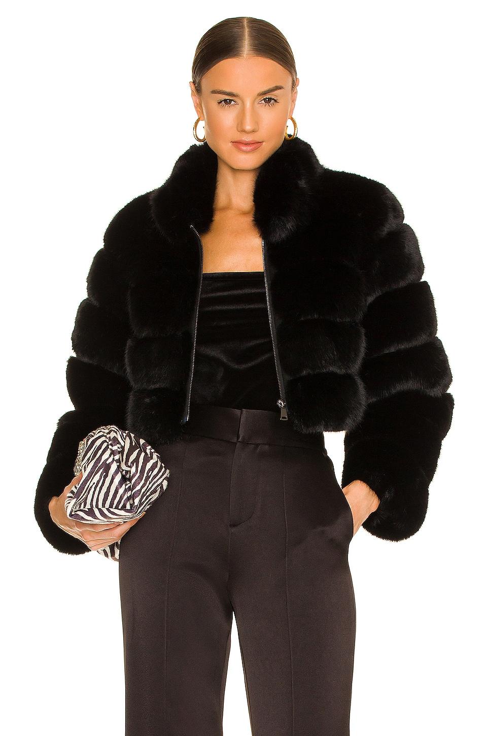 faux fox fur jacket