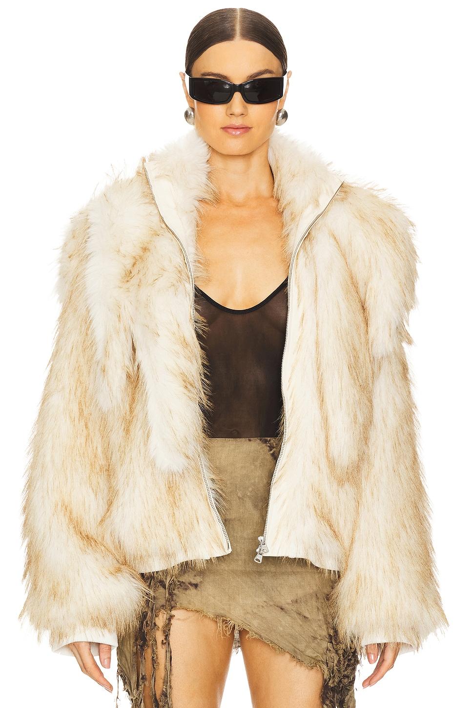 faux hair shearling jacket