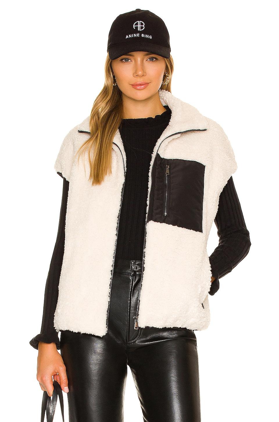 faux lamb vest