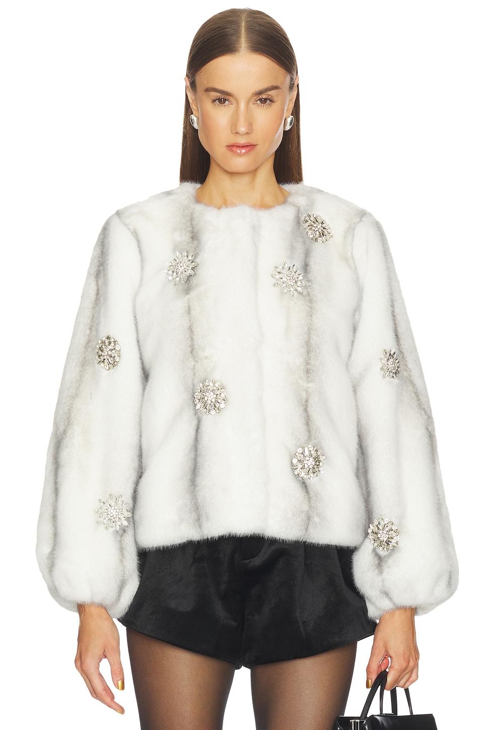 faux mink benson coat