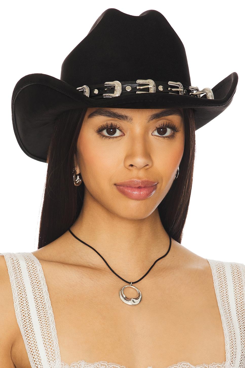 faux suede juniper cowboy hat