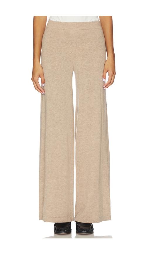 favorite daughter lush lounge pant in beige.