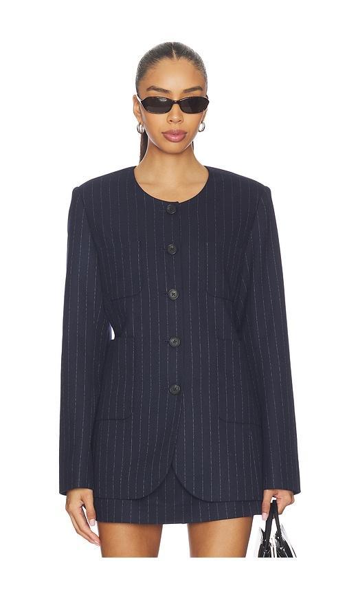 favorite daughter the busy woman jacket in navy.