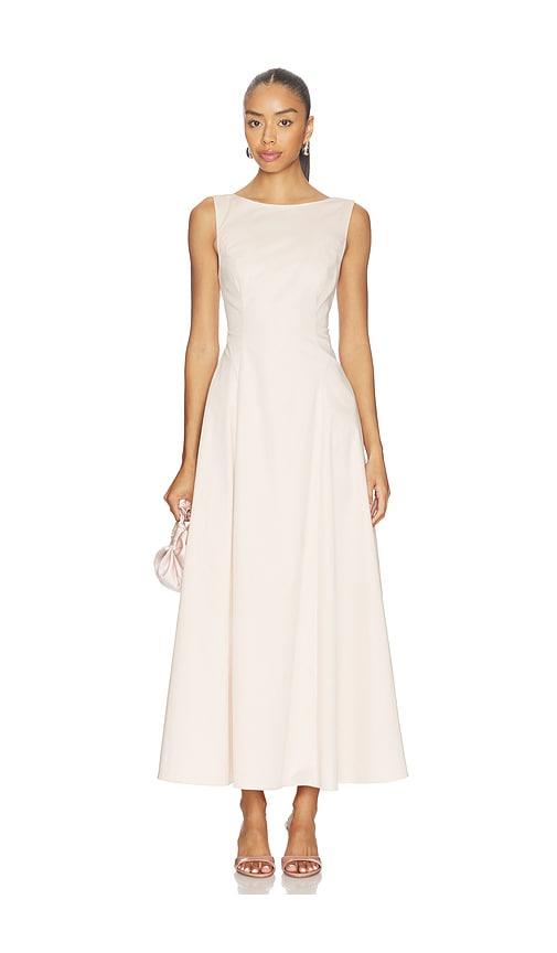 favorite daughter the catherine dress in blush.