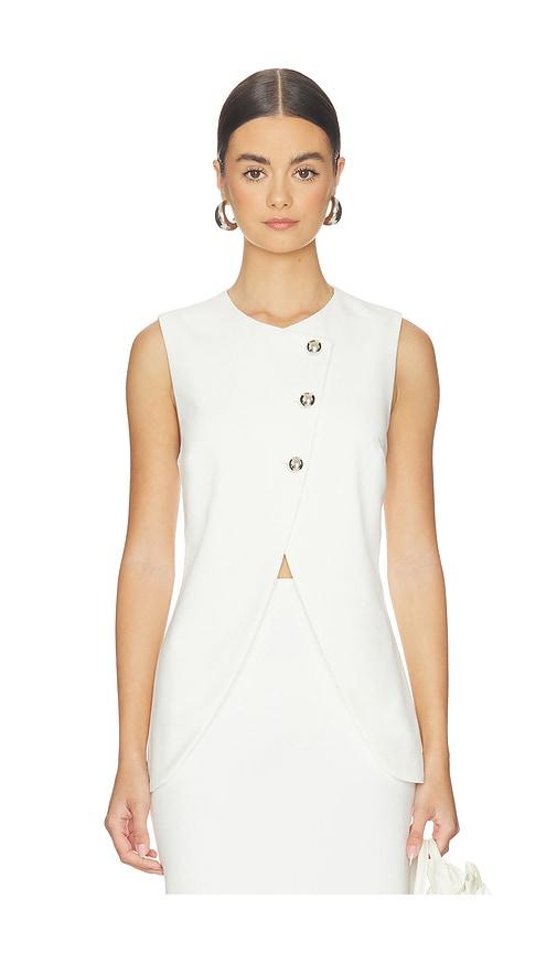 favorite daughter the rachel vest in ivory.