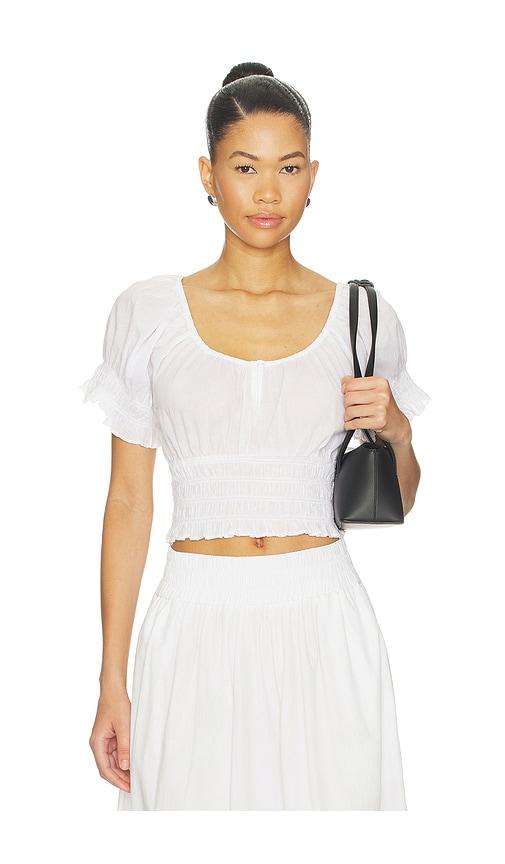 favorite daughter the swoon top in white.