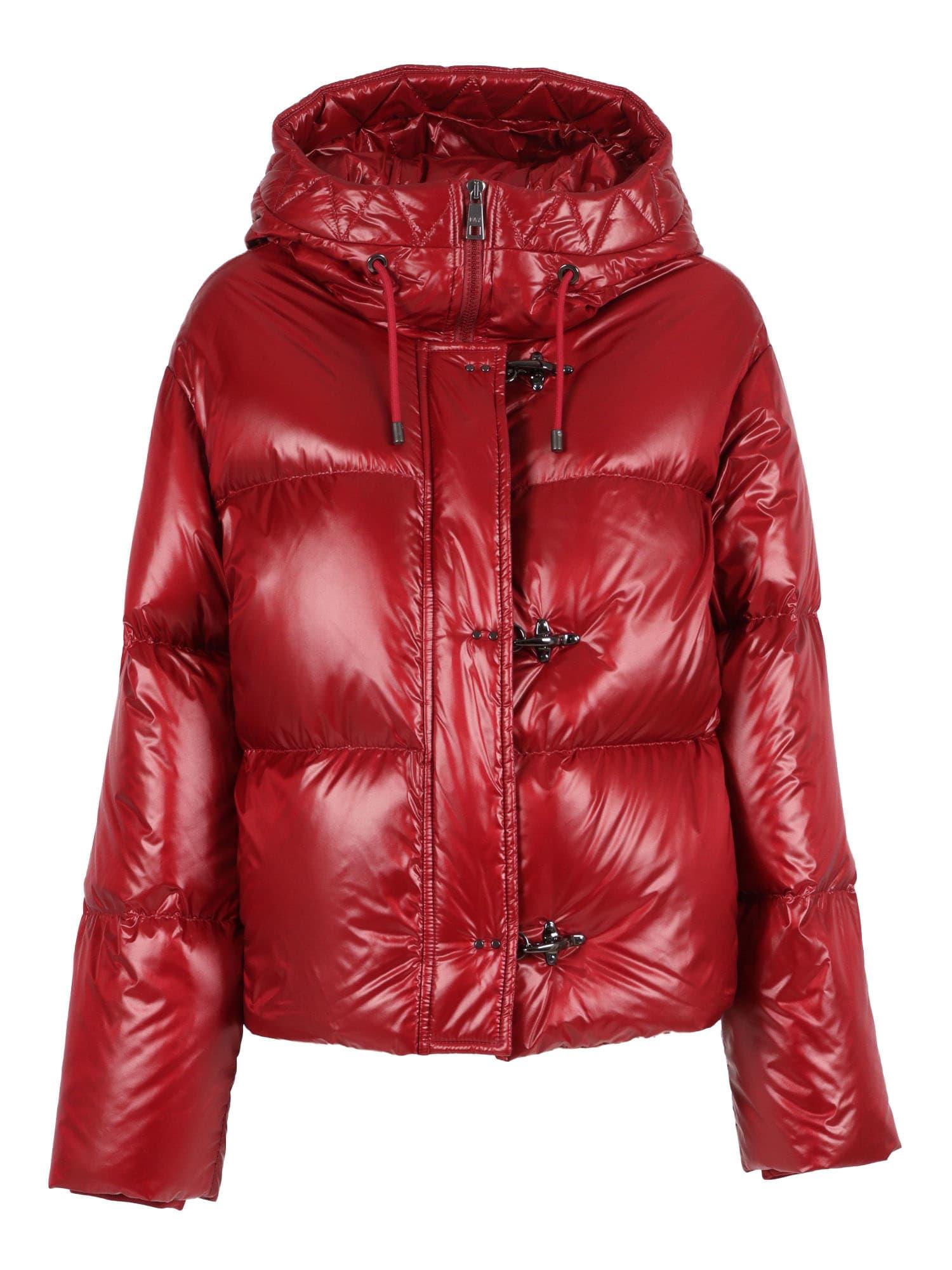 fay 3 hooks + hood down jacket