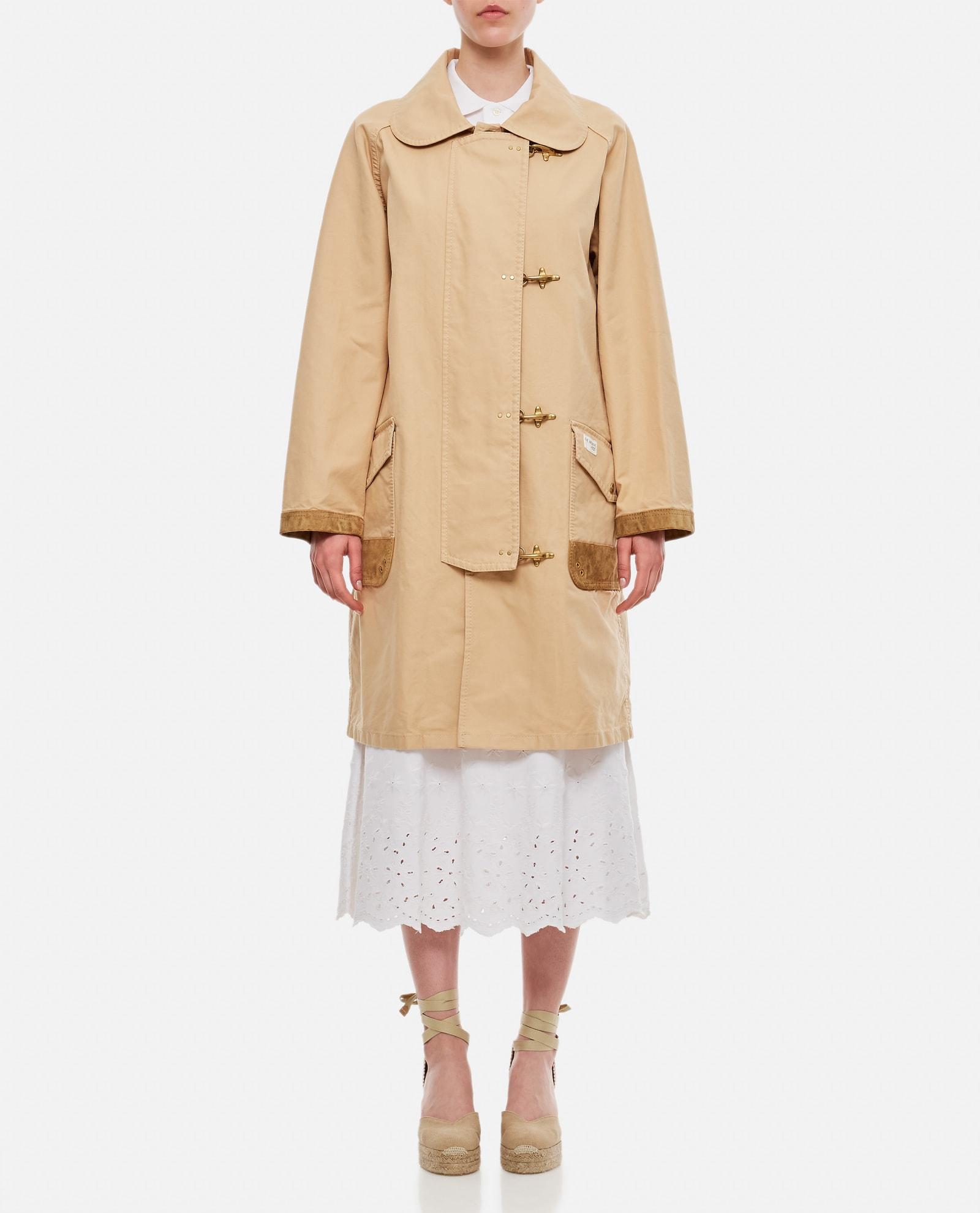 fay archive 4 hooks caban coat