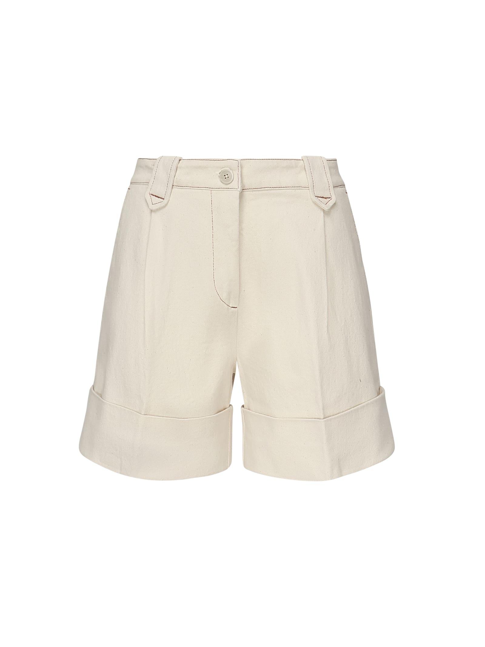 fay cotton shorts with cuff