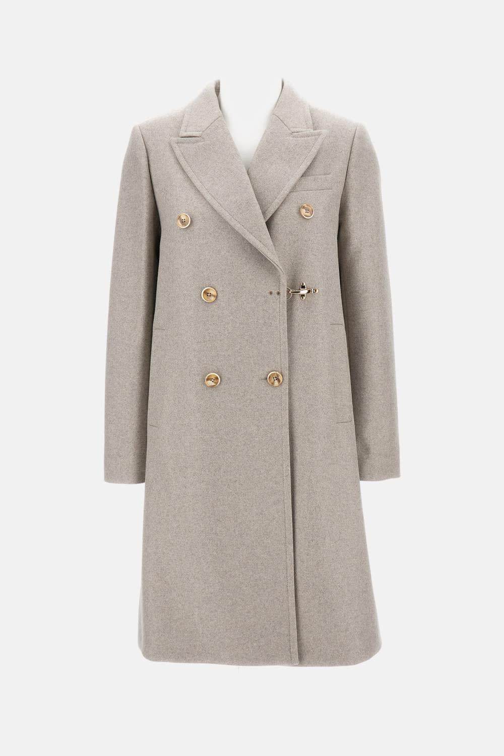 fay double breasted coat