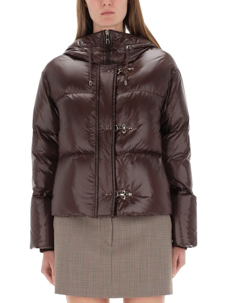 fay down jacket with hood