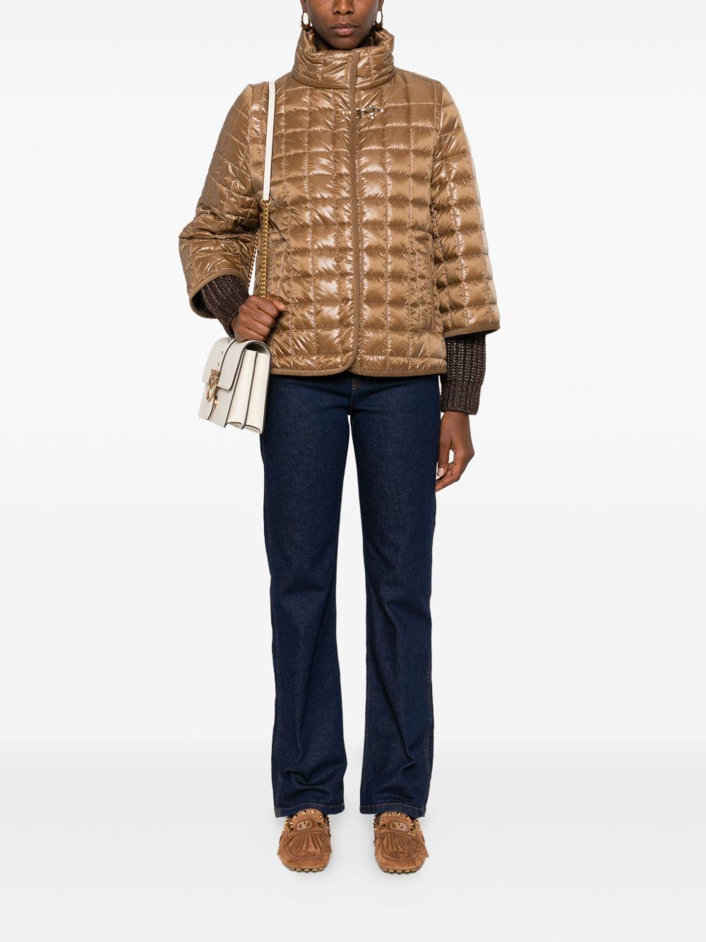 fay jackets camel polyamide - women