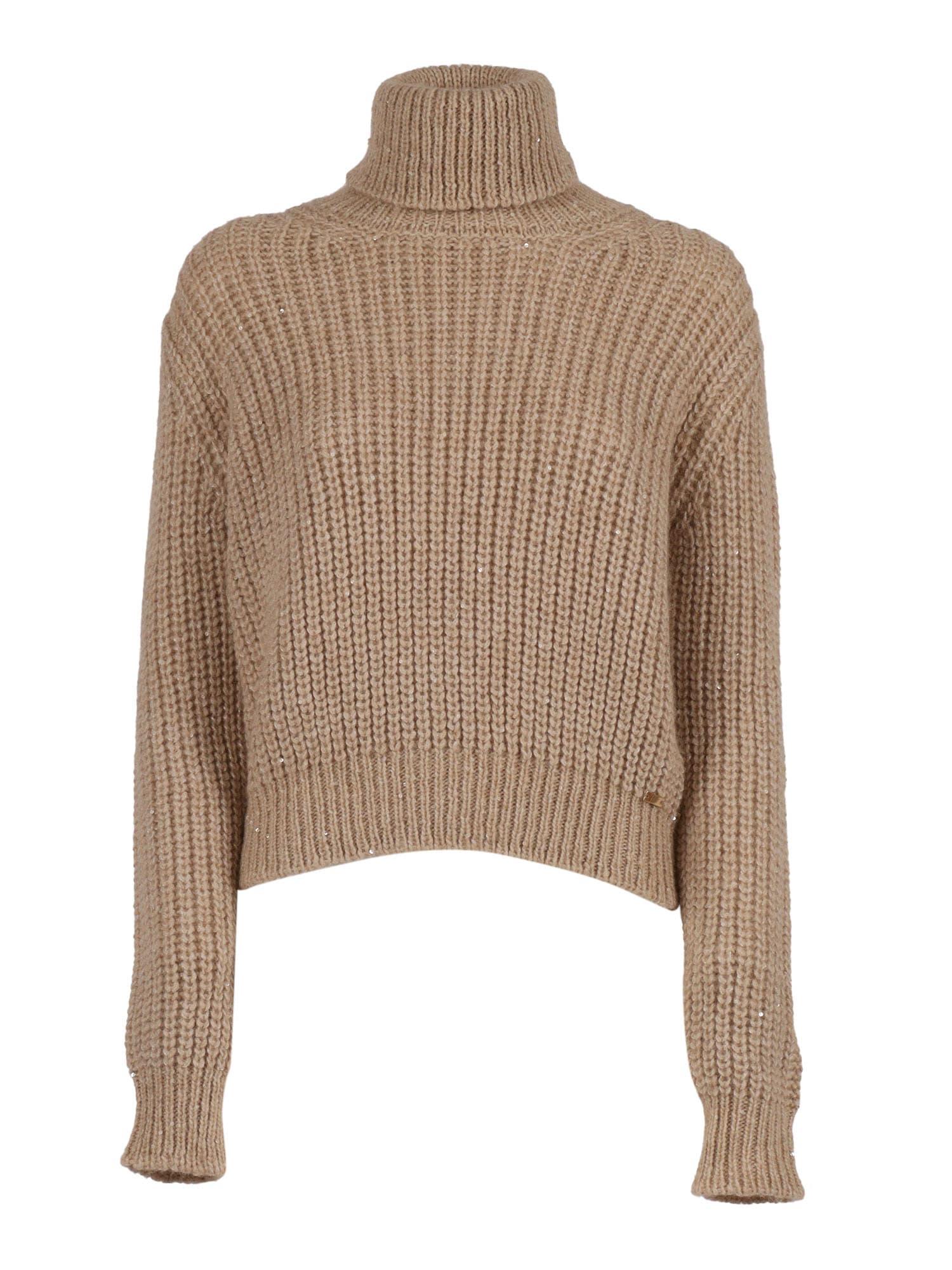 fay long sleeve high neck sweater