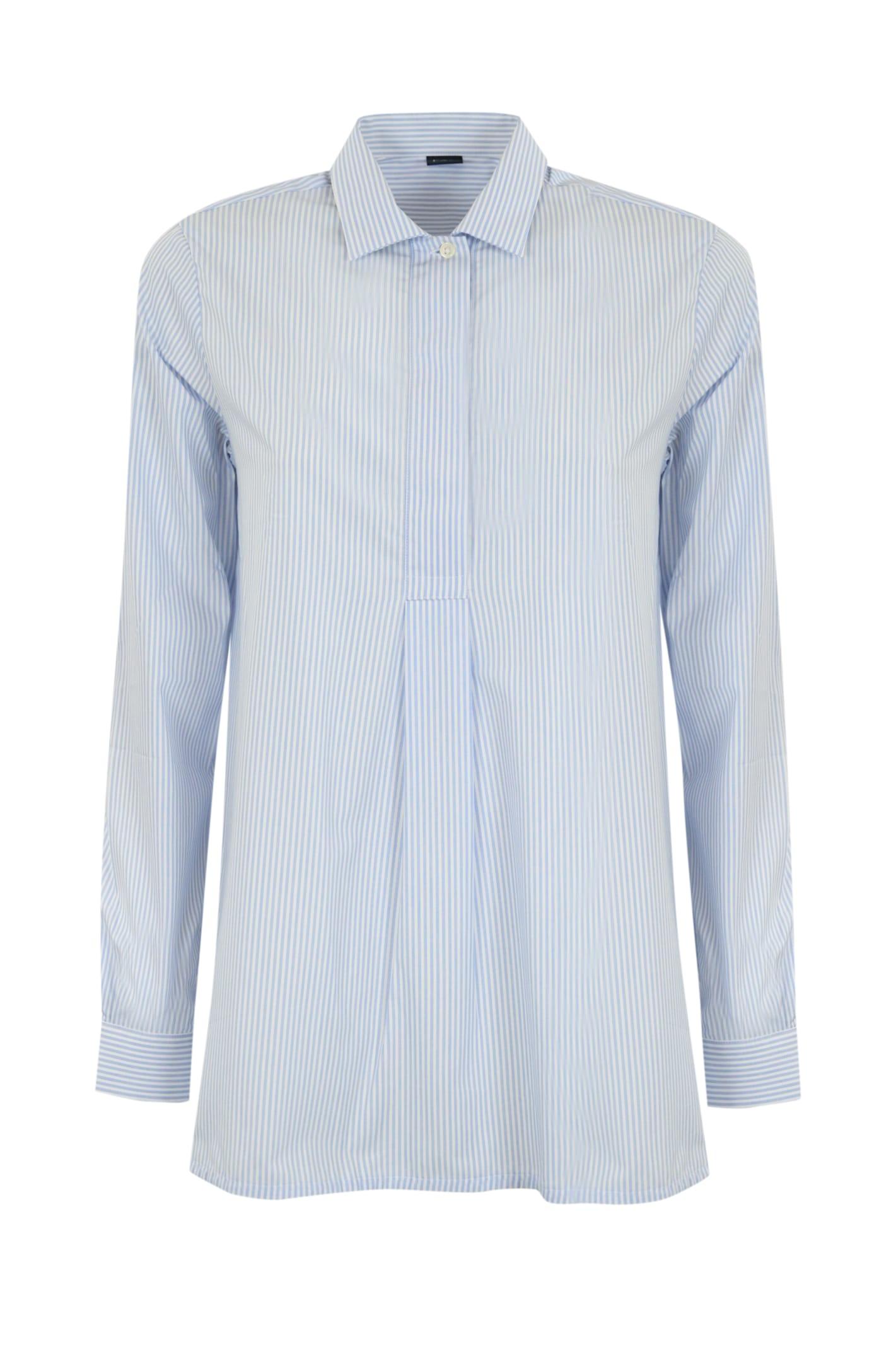 fay regular striped cotton shirt