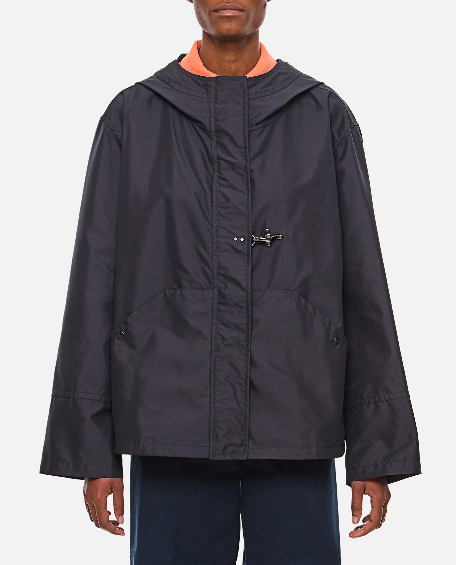 fay short parka with hood