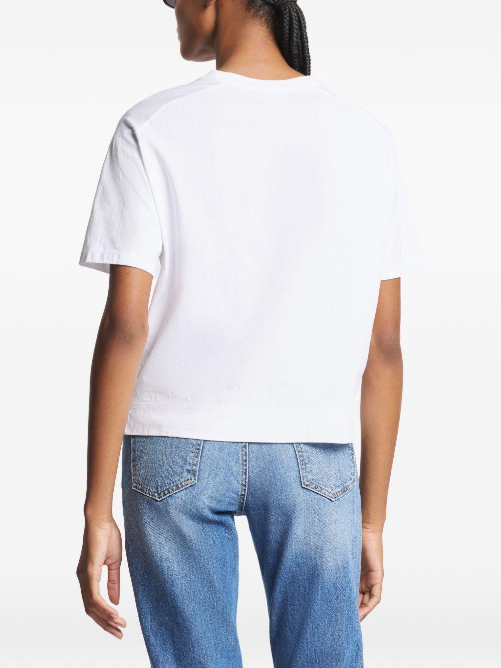 fay t-shirts and polos white cotton - women