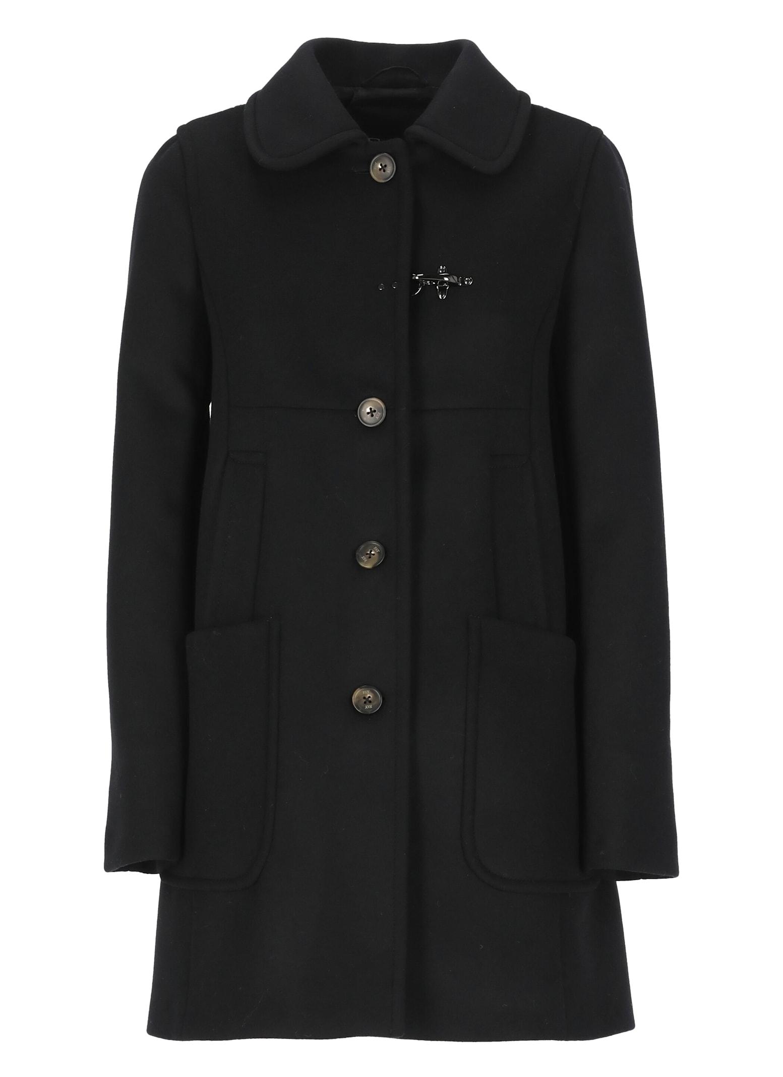 fay urban coat with baby collar + hook