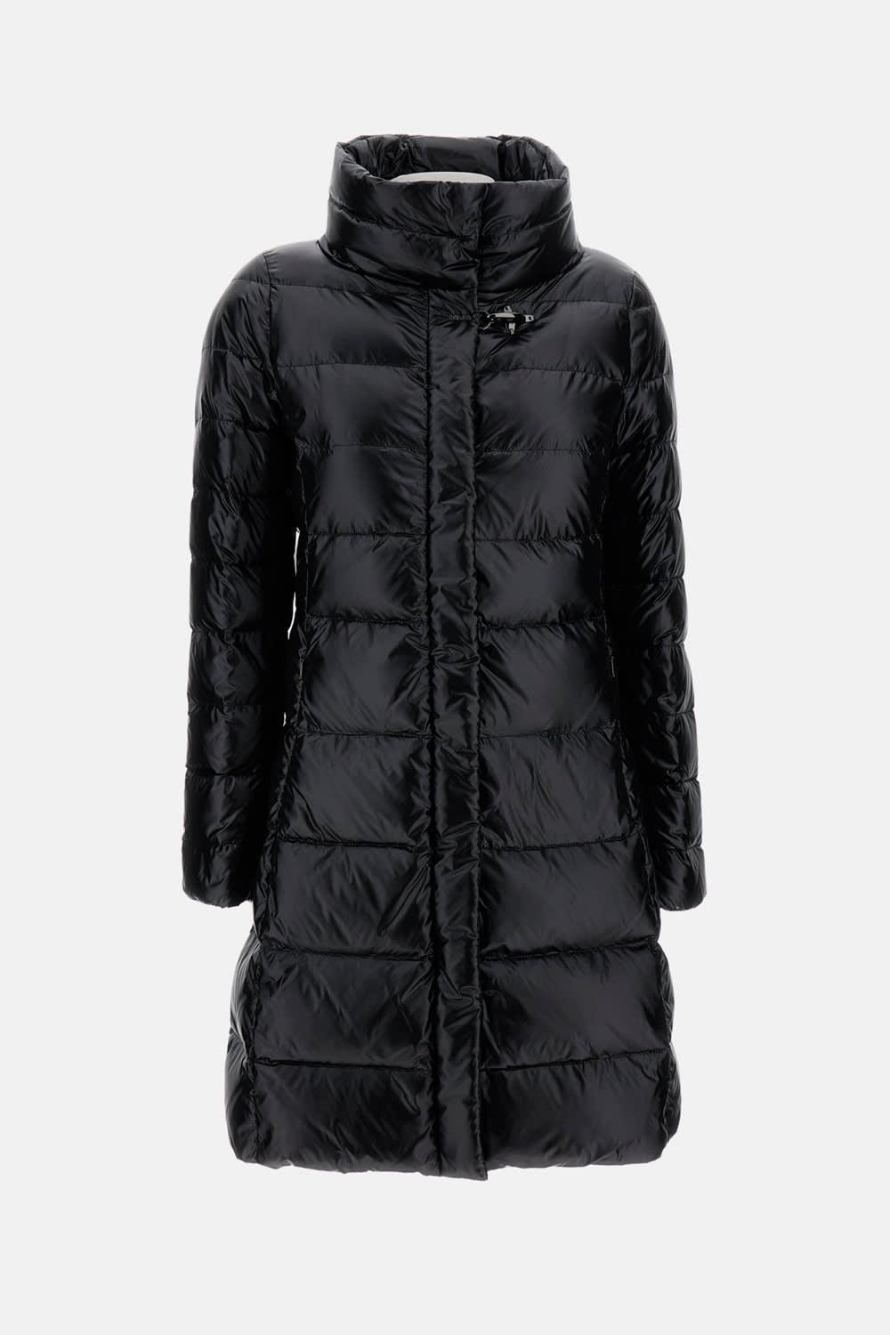 fay urban coat with crater neck