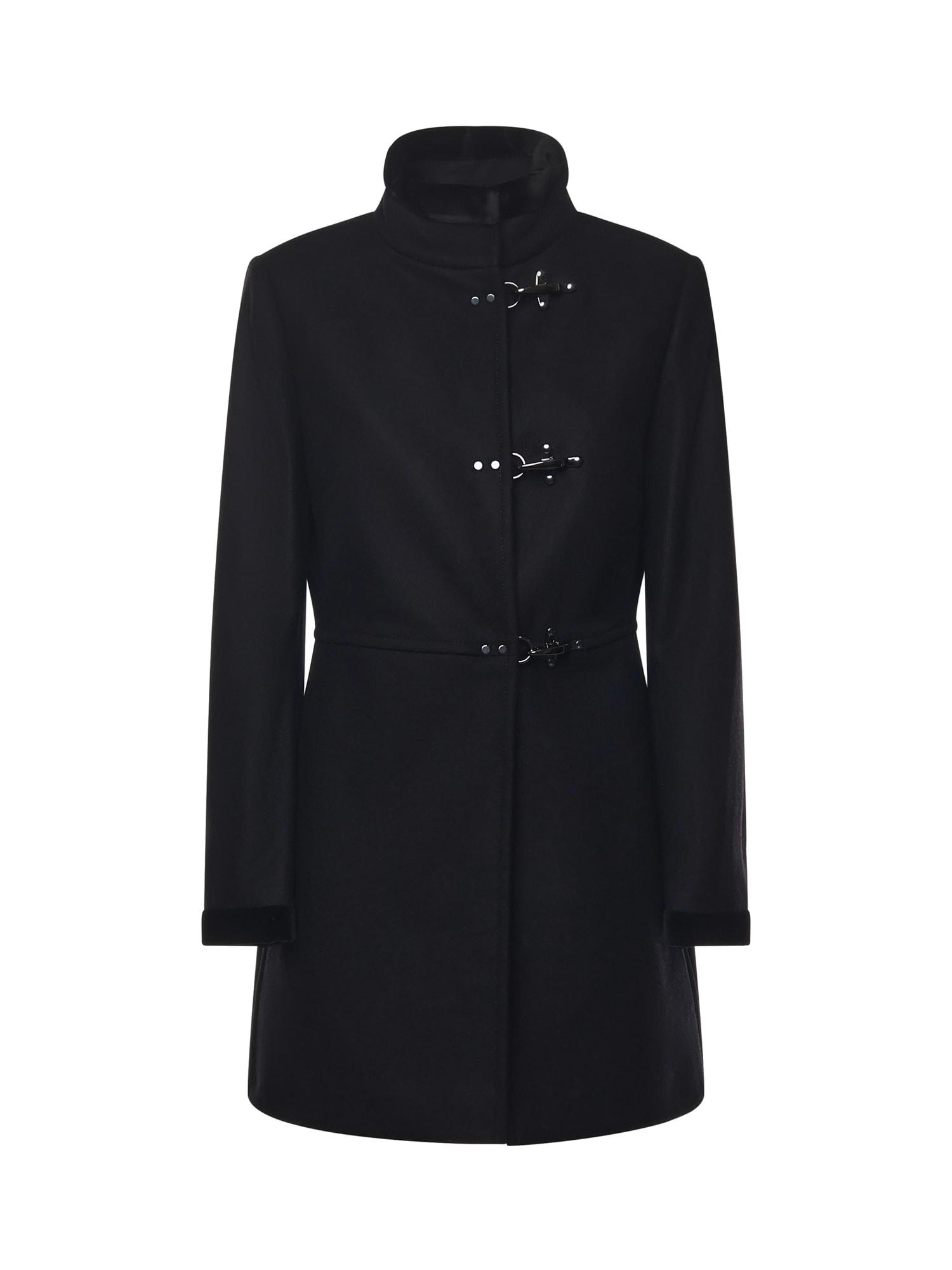 fay virginia coat in wool cloth