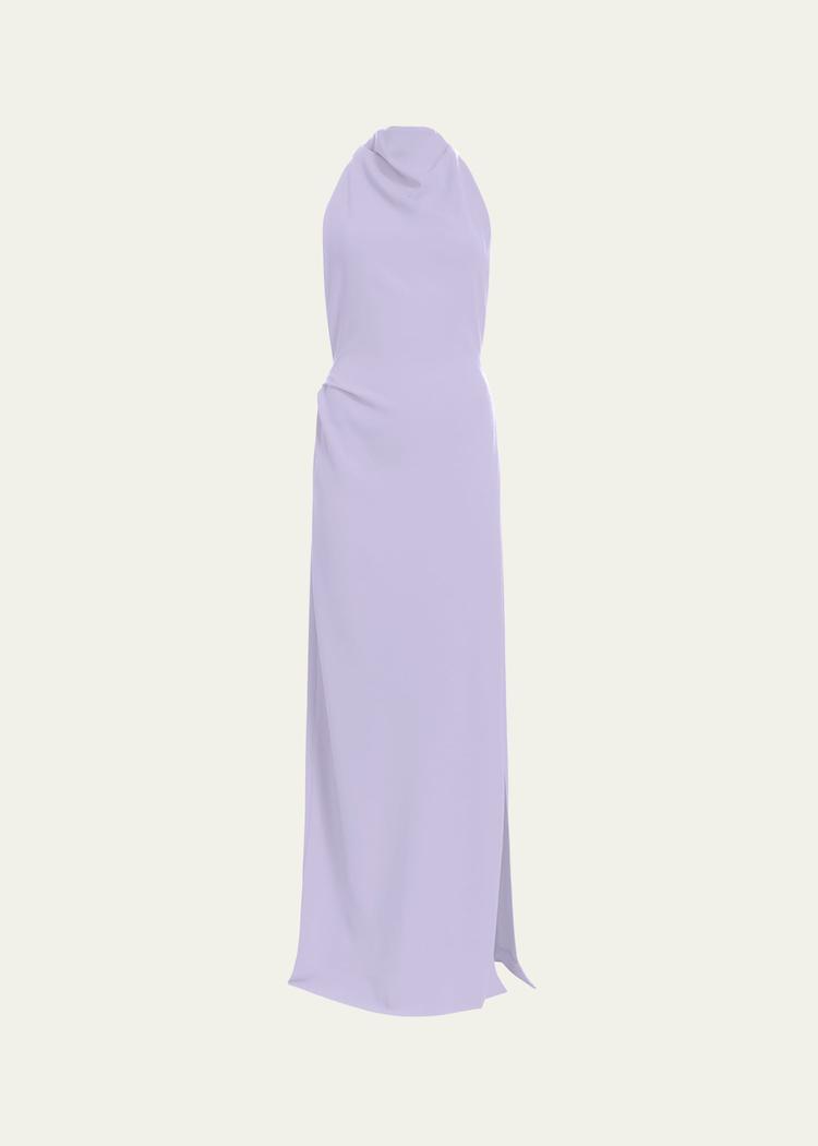 faye backless twist back dress
