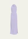faye backless twist back dress