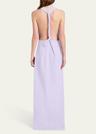 faye backless twist back dress