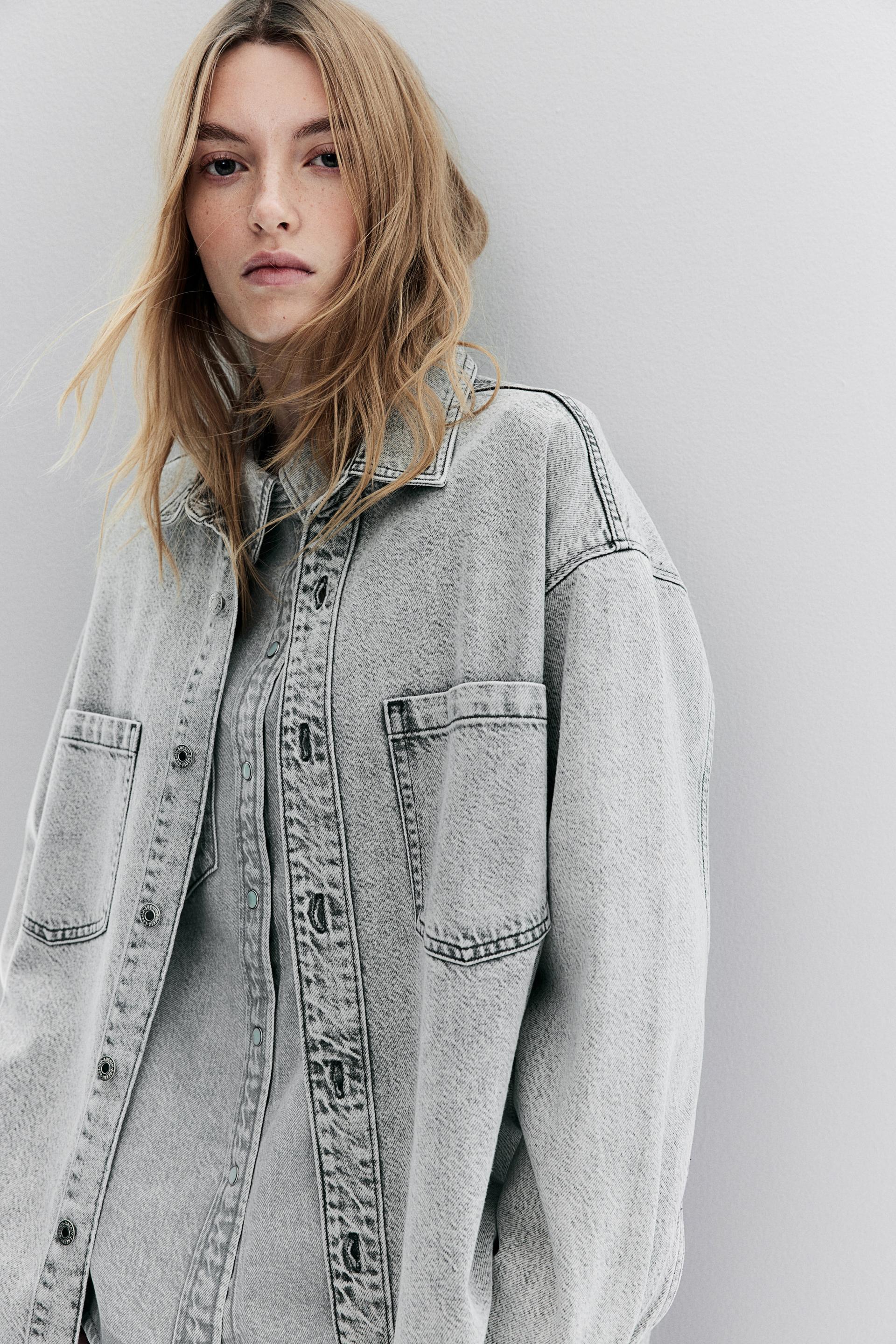 feather soft denim shirt