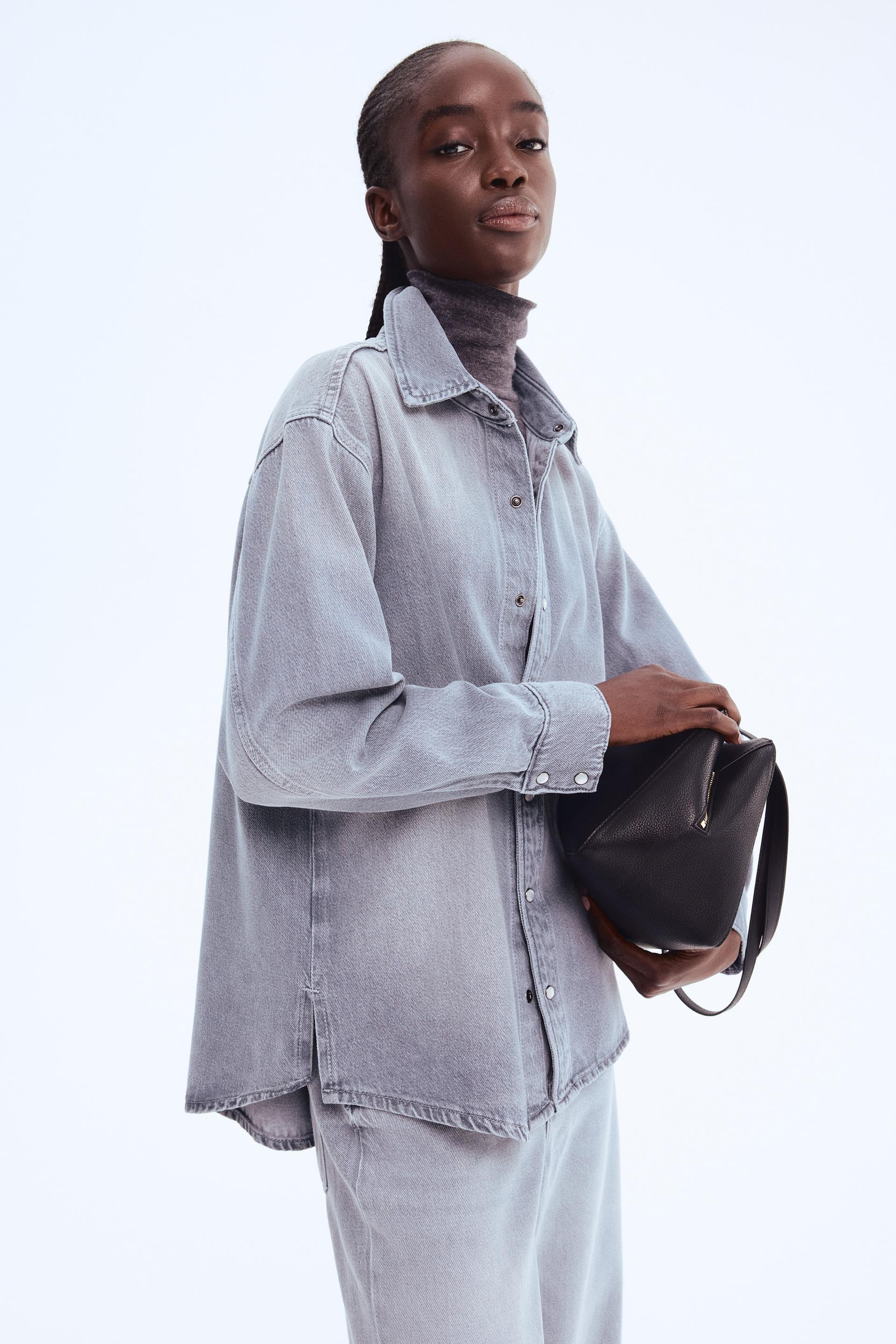 feather soft denim shirt