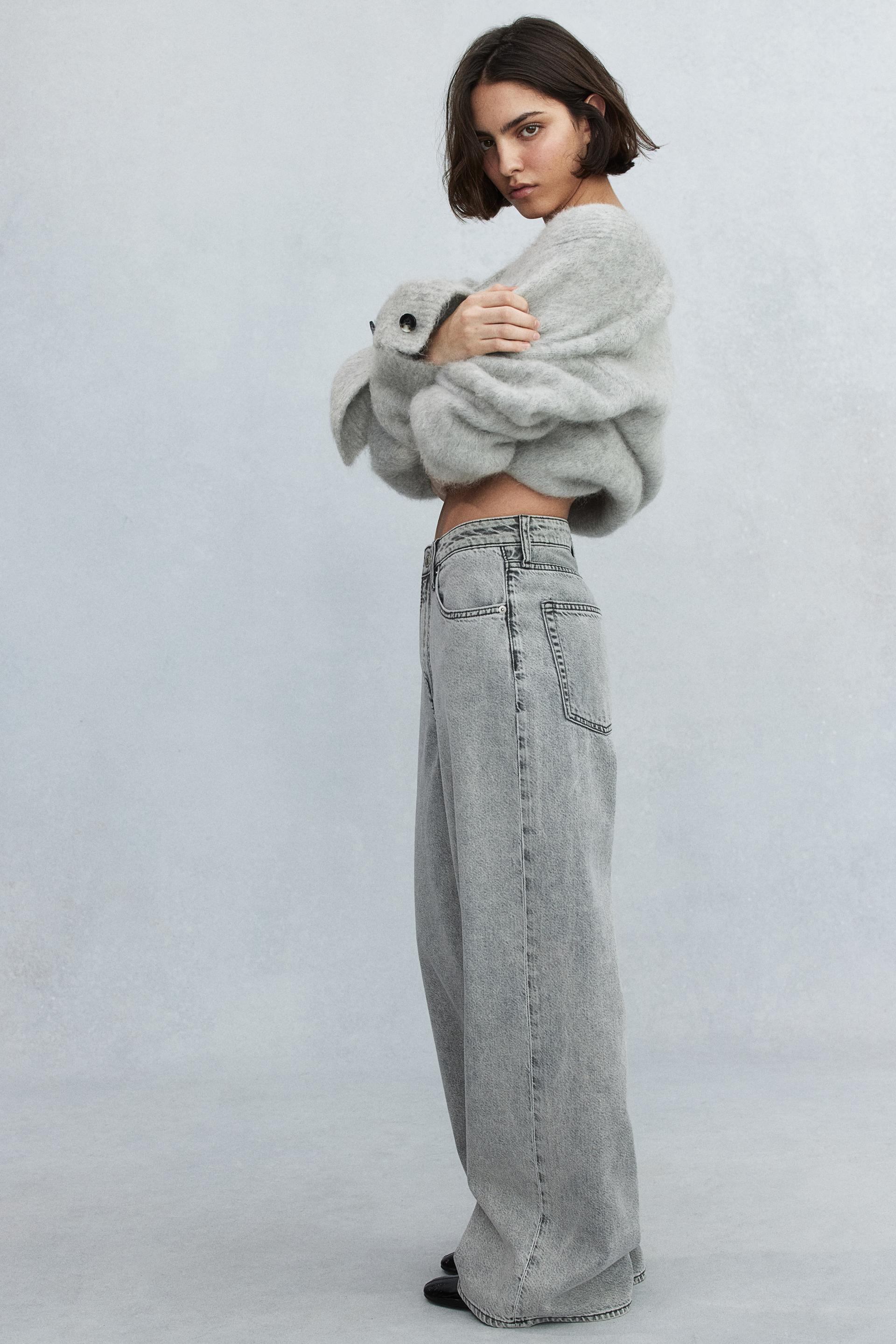 feather soft super wide ultra high jeans