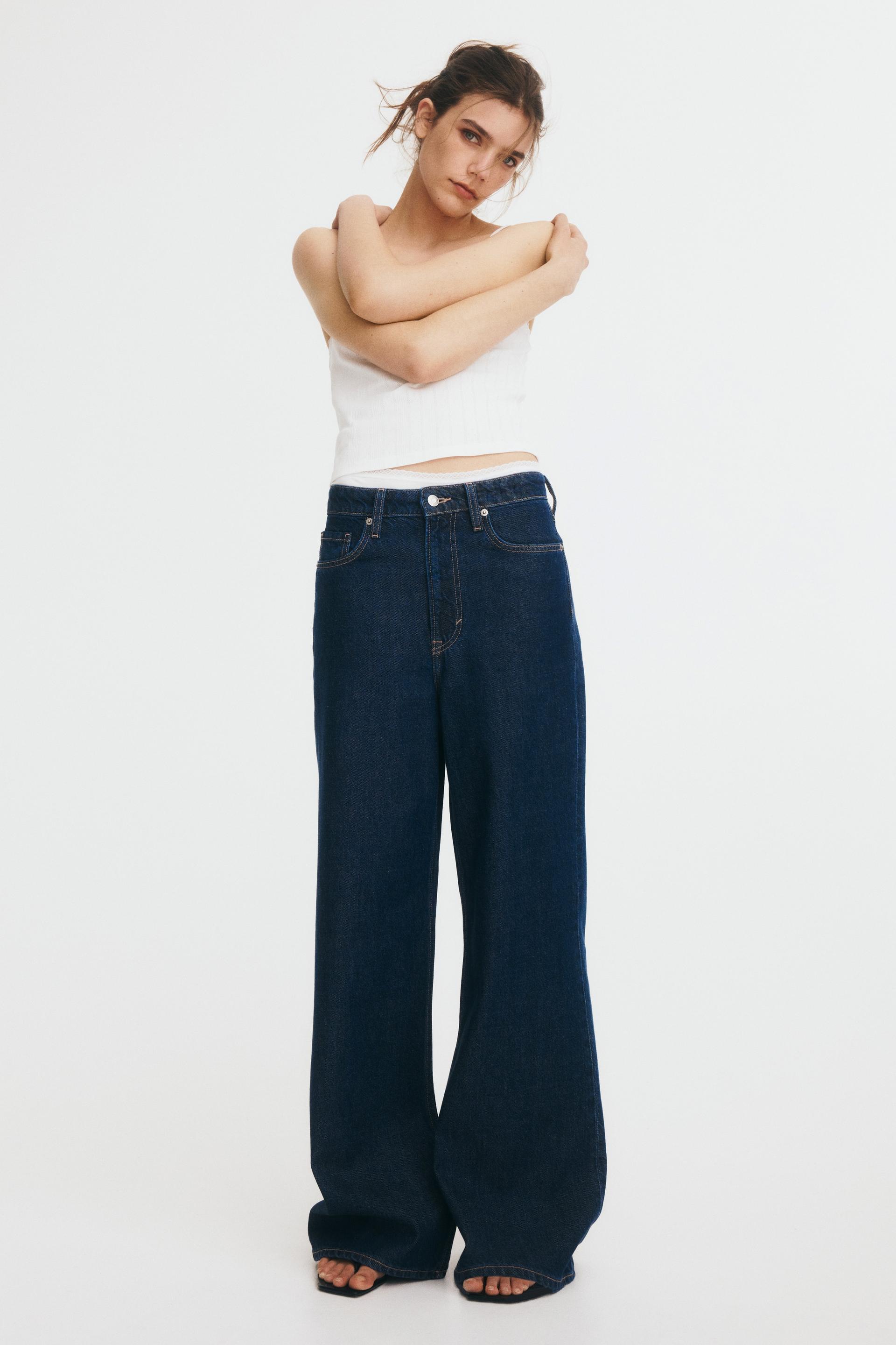 feather soft super wide ultra high jeans