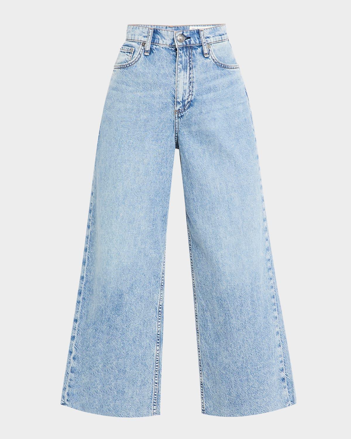 featherweight andi high-rise wide ankle jeans