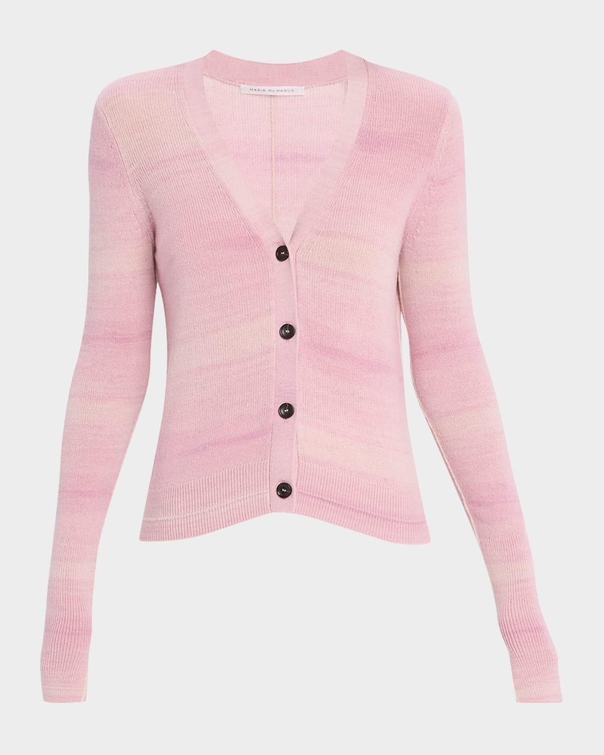 featherweight cashmere slim v-neck cardigan